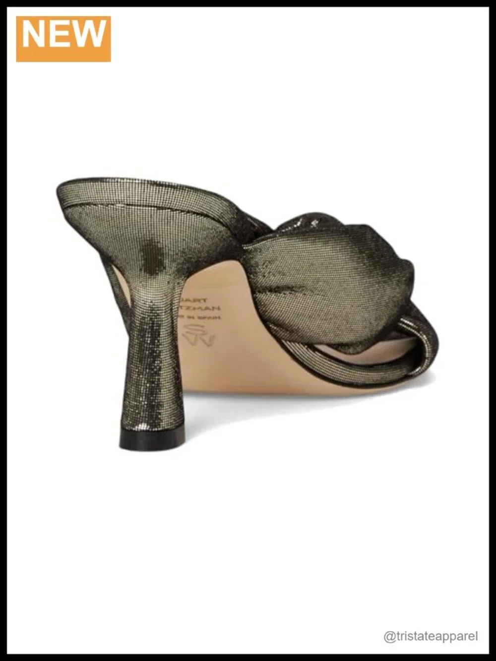 Stiletto Slide Sandal 75 Leather Slingback Slip On Dress Sandal